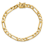 14K 6mm Hand-Polished Fancy Link Chain