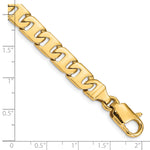 14k 8.3mm Hand-Polished Fancy Link Chain