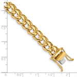 14k 8.6mm Hand-polished Fancy Link Bracelet