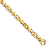 14k 5.5mm Fancy Link Chain