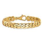 14k 10.75mm Hand Polished Fancy Link Necklace