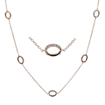 Necklace in 18k Gold with Diamonds