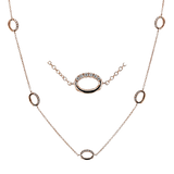 Necklace in 18k Gold with Diamonds