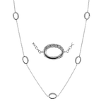 Necklace in 18k Gold with Diamonds
