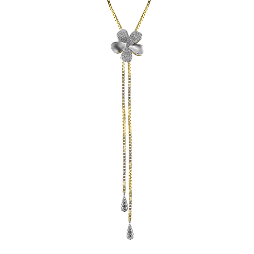 Necklace in 18k Gold with Diamonds