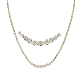 Necklace in 18k Gold with Diamonds