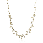 Necklace in 14k Gold with Diamonds
