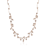 Necklace in 14k Gold with Diamonds