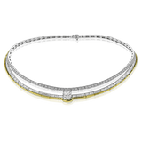 Choker in 18k Gold with Diamonds