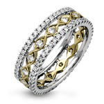 Anniversary Ring in 18k Gold with Diamonds