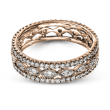 Anniversary Ring in 18k Gold with Diamonds