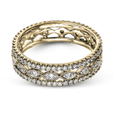 Anniversary Ring in 18k Gold with Diamonds