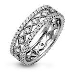 Anniversary Ring in 18k Gold with Diamonds