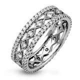 Anniversary Ring in 18k Gold with Diamonds
