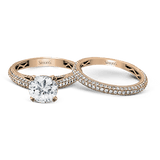 Wedding Set in 18k Gold with Diamonds