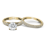 Wedding Set in 18k Gold with Diamonds