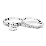 Wedding Set in 18k Gold with Diamonds