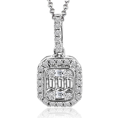 Pendant in 18k Gold with Diamonds