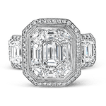 Engagement Ring in 18k Gold with Diamonds