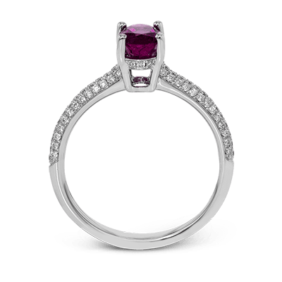Color Ring in 18k Gold with Diamonds