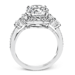 Engagement Ring in 18k Gold with Diamonds