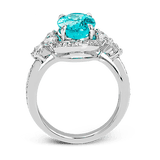 Color Ring in 18k Gold with Diamonds