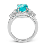 Color Ring in 18k Gold with Diamonds