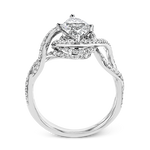 Engagement Ring in 18k Gold with Diamonds