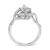 Engagement Ring in 18k Gold with Diamonds