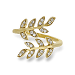 Right Hand Ring in 18k Gold with Diamonds