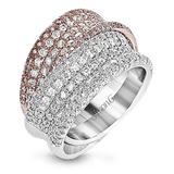 Right Hand Ring in 18k Gold with Diamonds