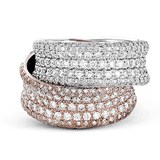 Right Hand Ring in 18k Gold with Diamonds
