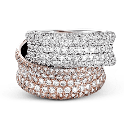 Right Hand Ring in 18k Gold with Diamonds