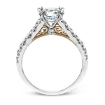 Engagement Ring in 18k Gold with Diamonds