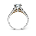 Engagement Ring in 18k Gold with Diamonds