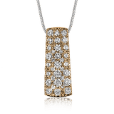Pendant in 18k Gold with Diamonds