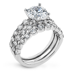 Wedding Set in 18k Gold with Diamonds