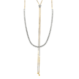 Necklace in 18k Gold with Diamonds