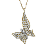 Pendant in 18k Gold with Diamonds