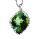 Color Pendant in 18k Gold with Diamonds