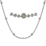 Necklace in 18k Gold with Diamonds