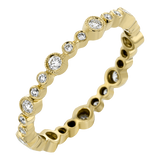 Right Hand Ring in 18k Gold with Diamonds