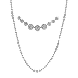 Necklace in 18k Gold with Diamonds