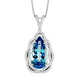 Color Pendant in 18k Gold with Diamonds