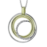 Pendant in 18k Gold with Diamonds