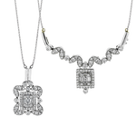 Pendant in 18k Gold with Diamonds