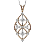 Pendant in 18k Gold with Diamonds