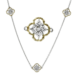 Necklace in 18k Gold with Diamonds