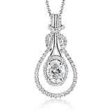Pendant in 18k Gold with Diamonds