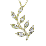 Pendant in 18k Gold with Diamonds